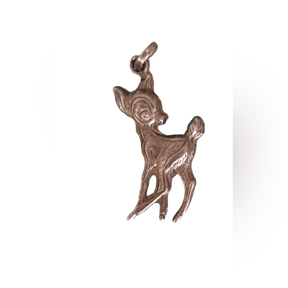 Vintage silver bambi charm